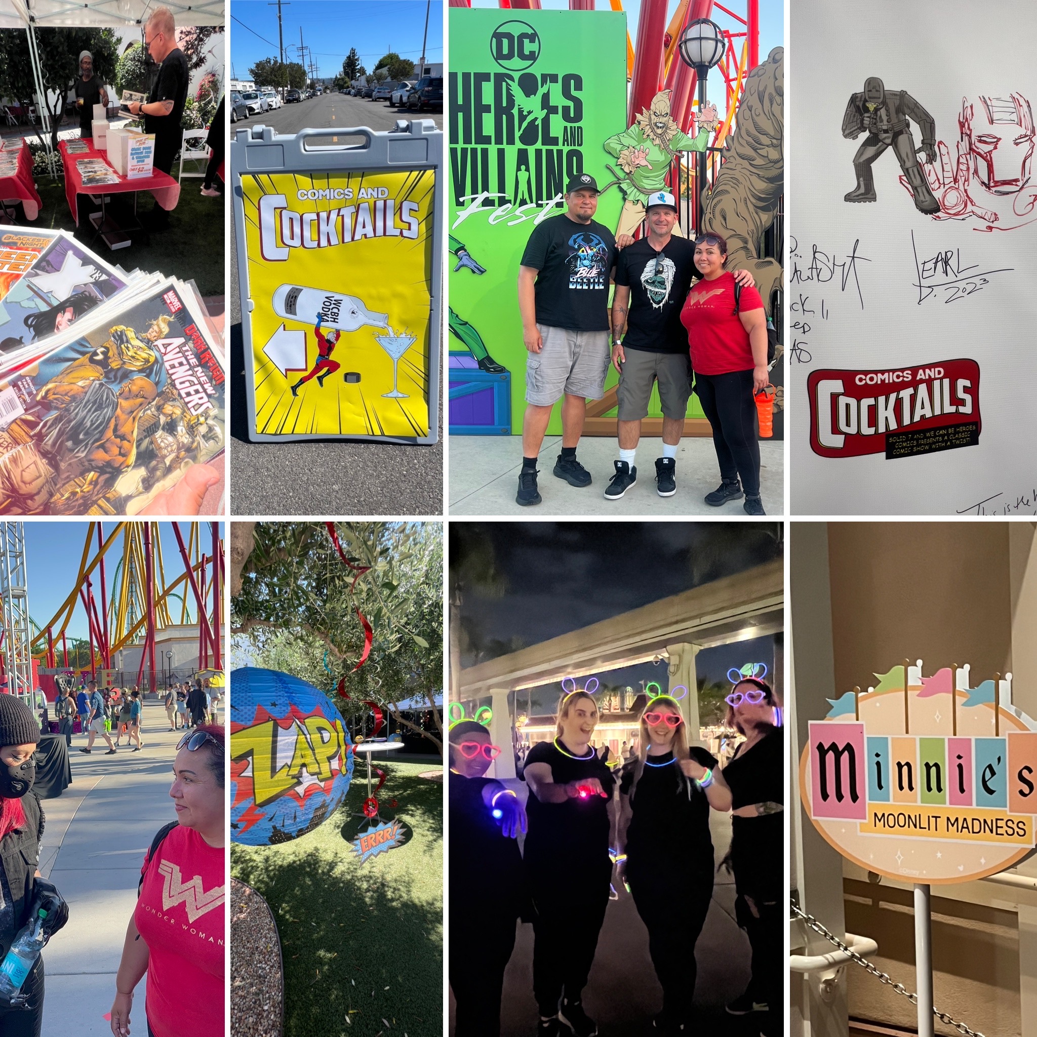 Episode 878 - Bowers Comic Art Expo, Comics and Cocktails, DC Heroes & Villains Fest, & Minnie’s Moonlit Madness