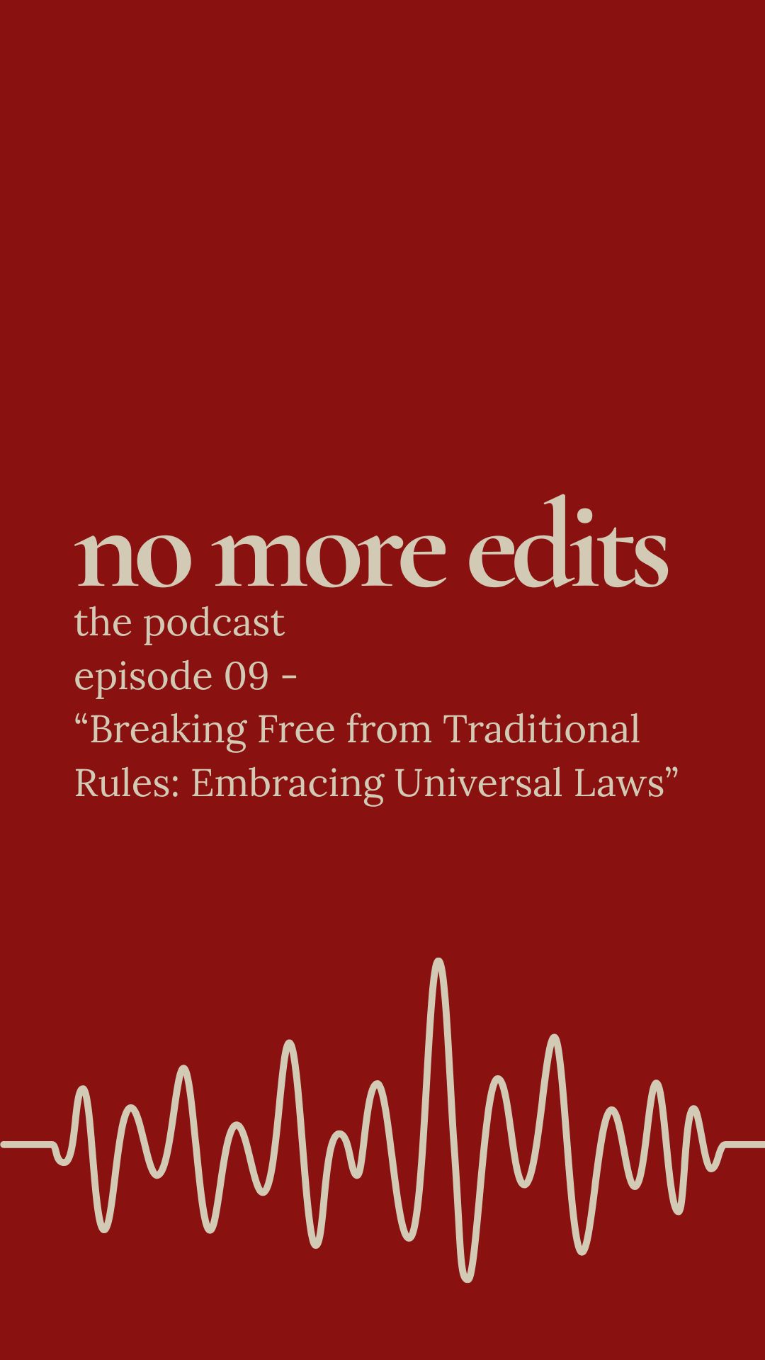 Breaking Free from Traditional Rules: Embracing Universal Laws