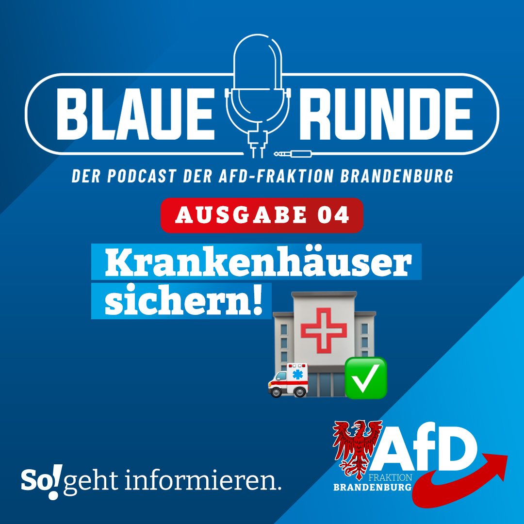 Die Blaue Runde - der Podcast der AfD-Fraktion Brandenburg