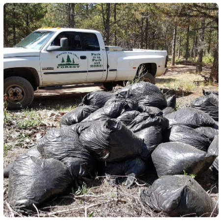 06.16.22: Litter Is Still Bad (Give a Hoot & Don't Be A Jerk); Garage Hour Chats w/ Focus on the Forest About Cleaning Your Camp & Getting Your Garbage, w/ Who Picks Up the Best, the Sawzall Solution, The Compactor Experiment, & How To Help