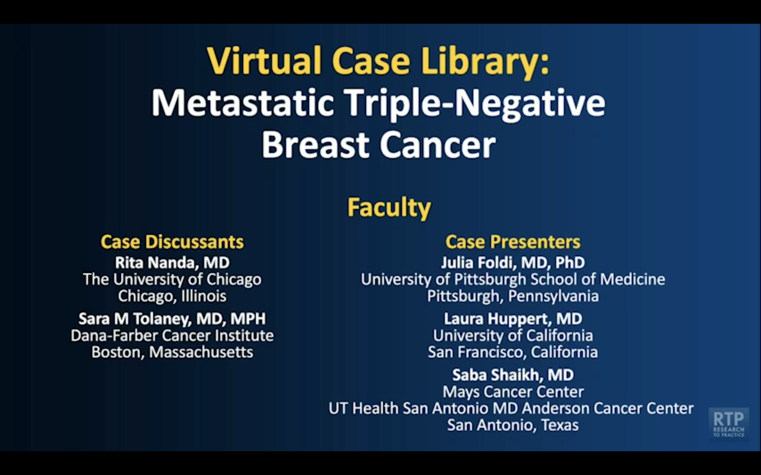 Research To Practice | Oncology Videos