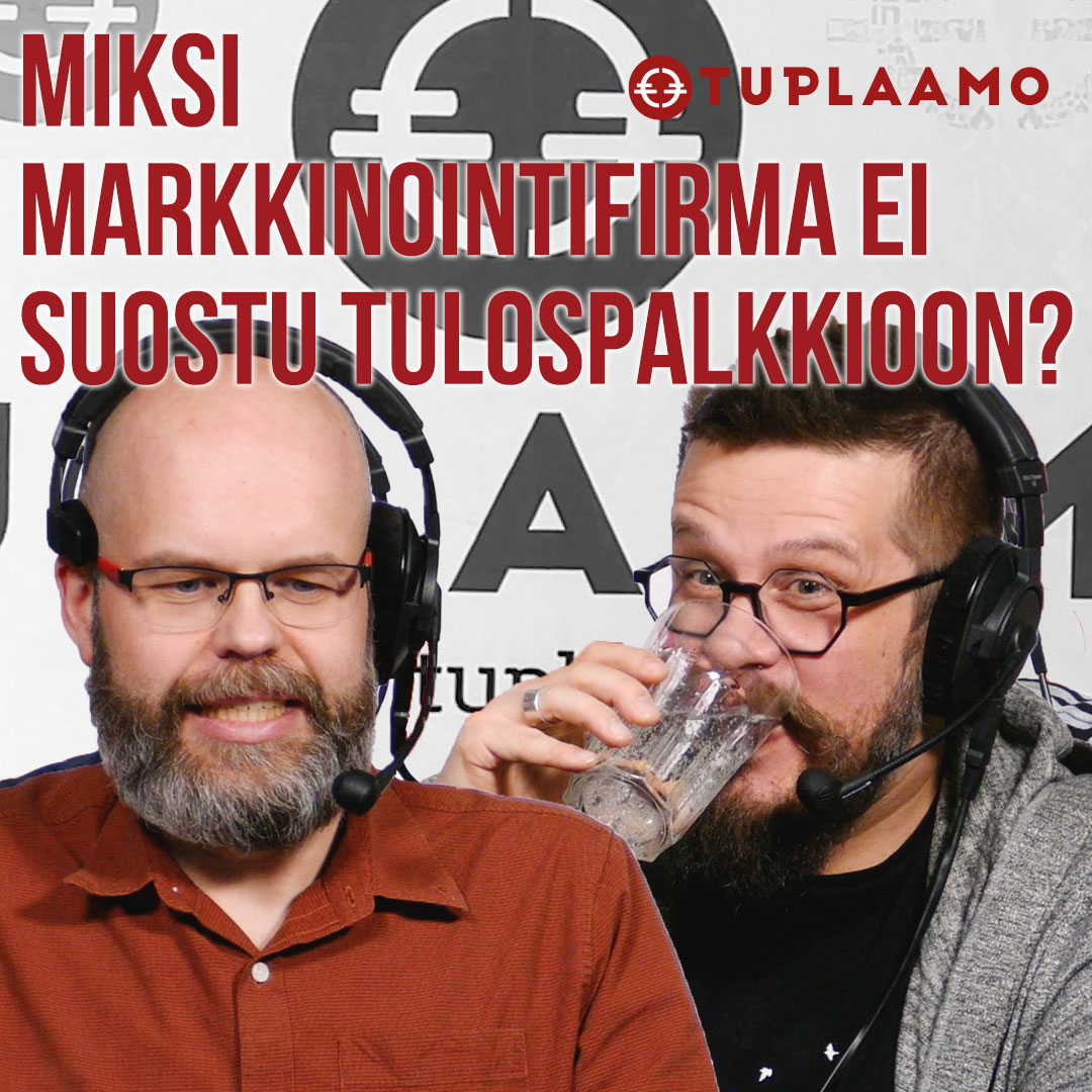 Miksi markkinointifirma ei suostu tulospalkkioon?