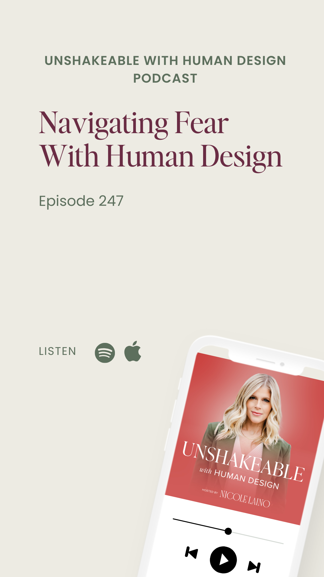 247 - Navigating Fear With Human Design