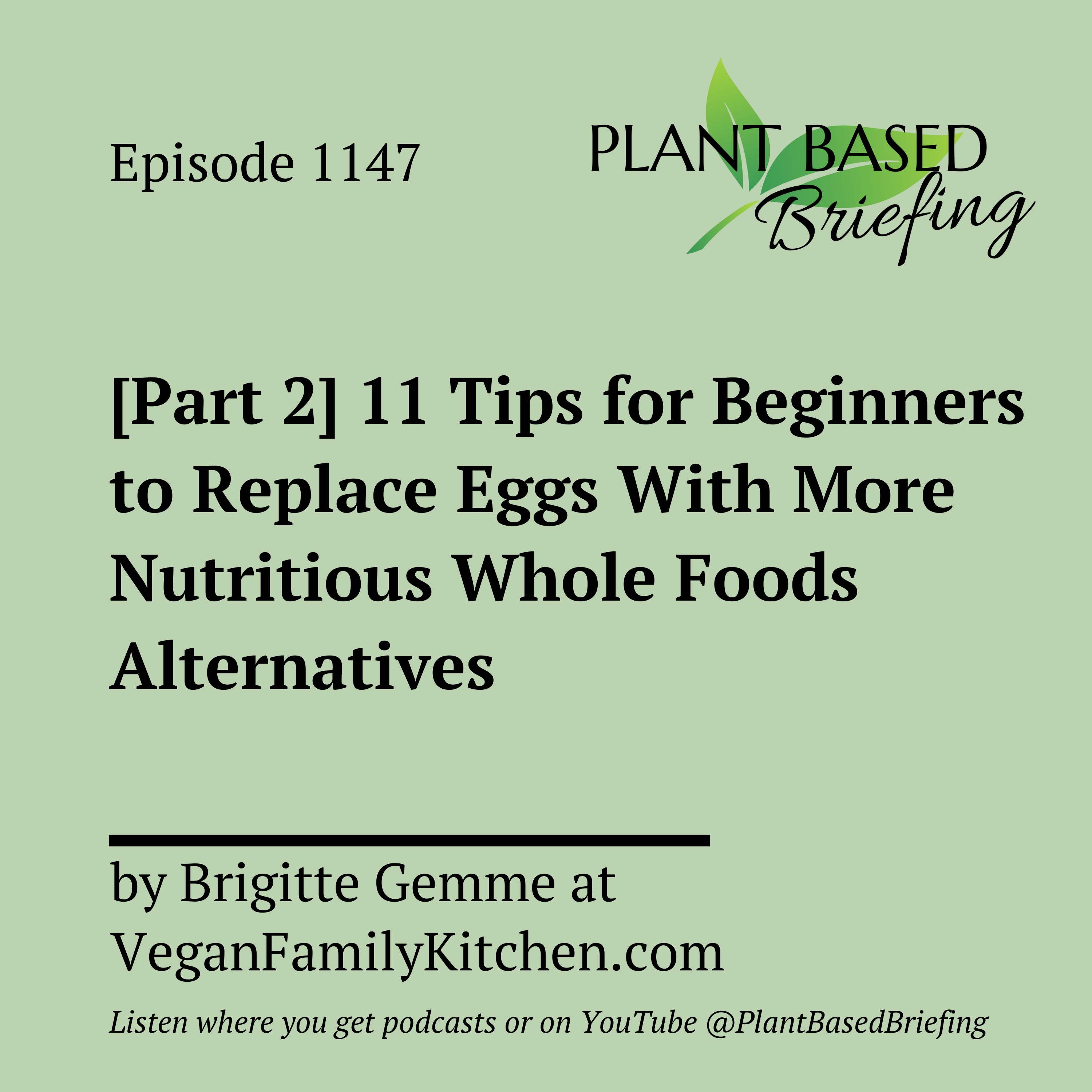 Plant Based Briefing