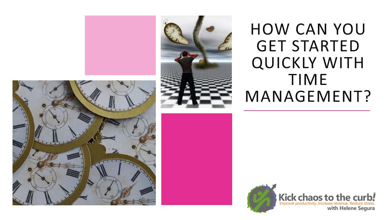 Your Time Management Revolution - productivity tips from The Inefficiency Assassin, Helene Segura
