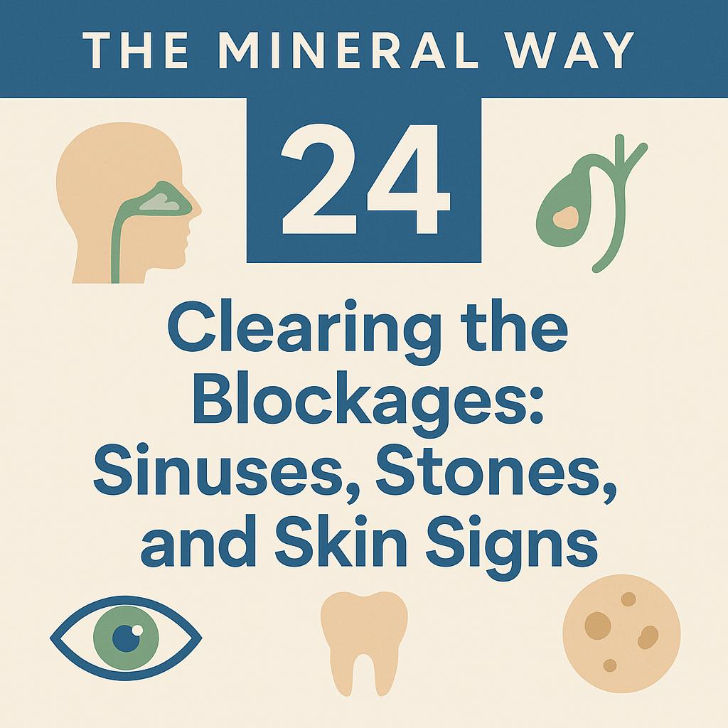 ep 24- Clearing the Blockages: Sinuses, Gall Stones, and Skin Tags