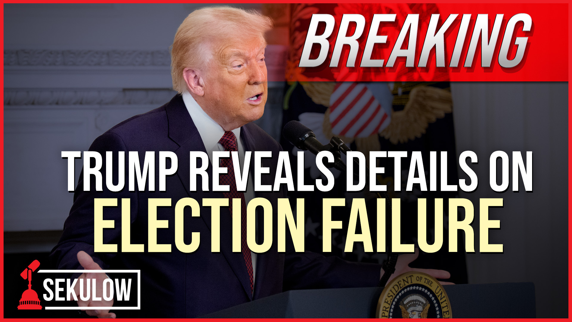 BREAKING: Trump Reveals Details on Election Failure