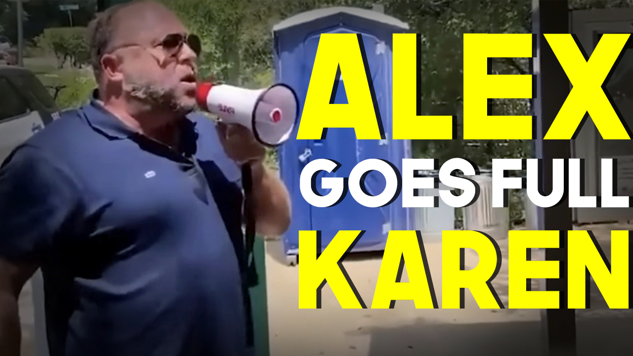 Alex Jones goes FULL KAREN at Park, and more stories on FLASH FRIED