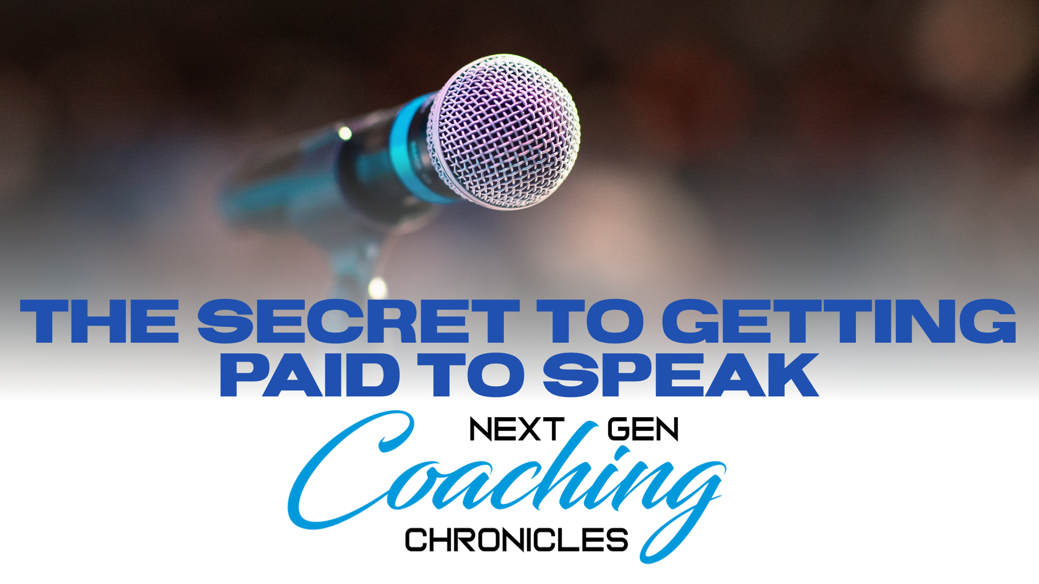 The Secret To Getting Paid To Speak