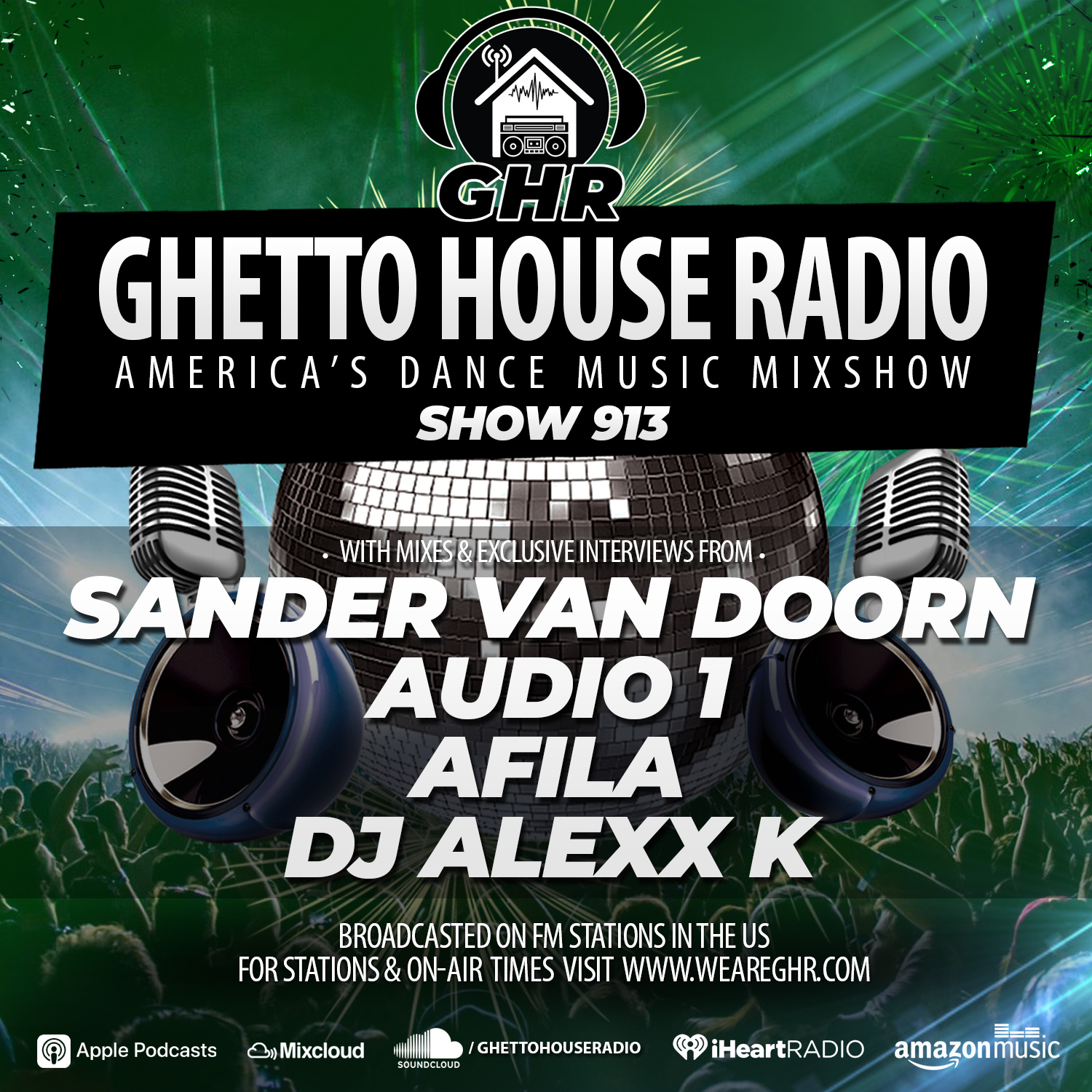 GHR - Show 913 - Sander van Doorn, Audio 1, Afila, DJ Alexx K