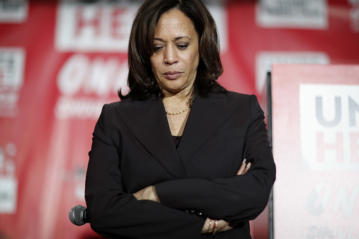 Kamala Harris rotated out
