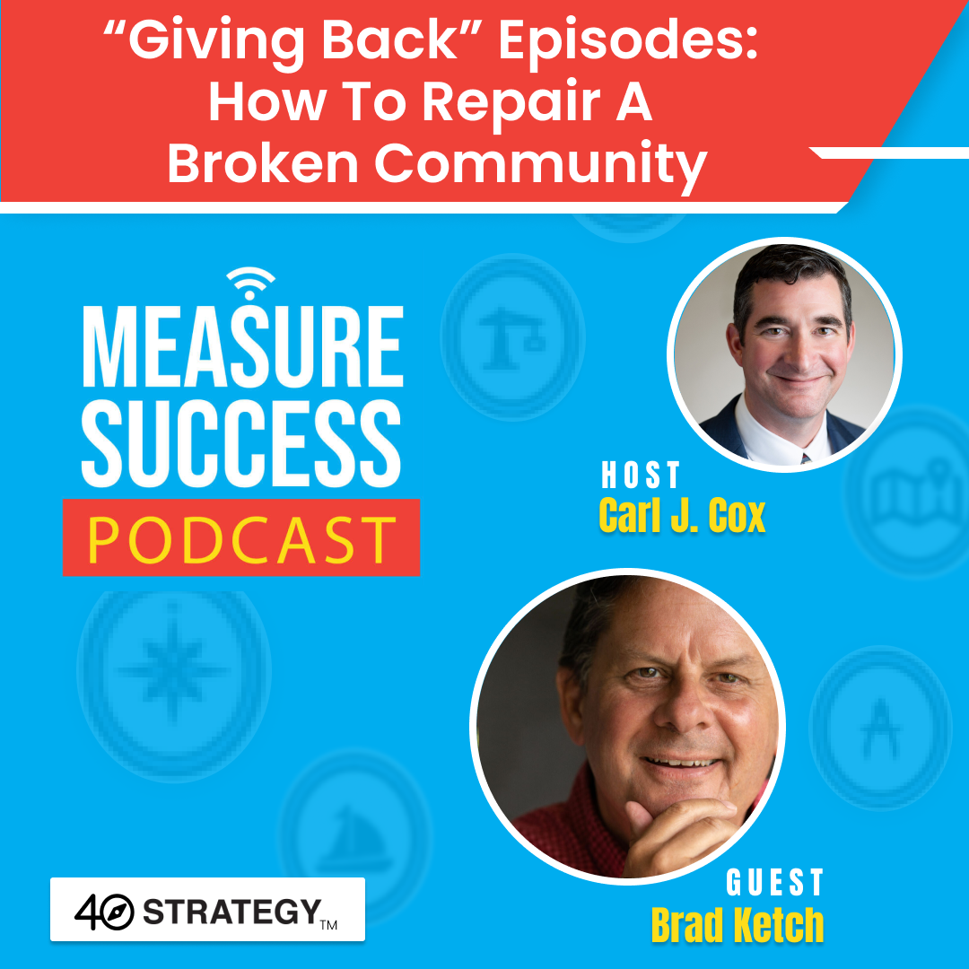 cover of episode “Giving Back” Episodes: How to Repair a Broken Community