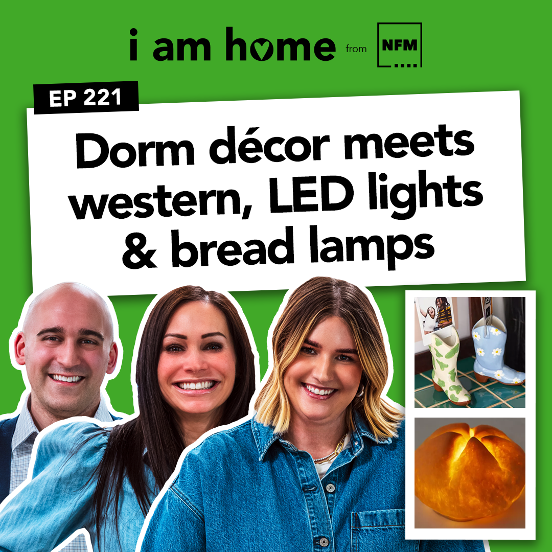 Dorm décor meets western, LED lights & bread lamps