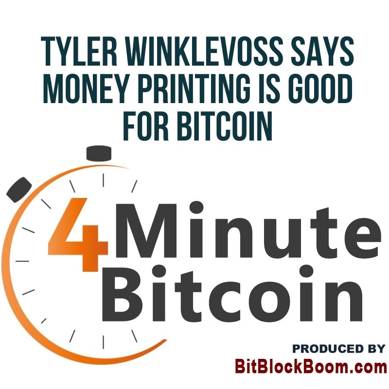 Tyler Winklevoss Says Money Printing Is Good for Bitcoin