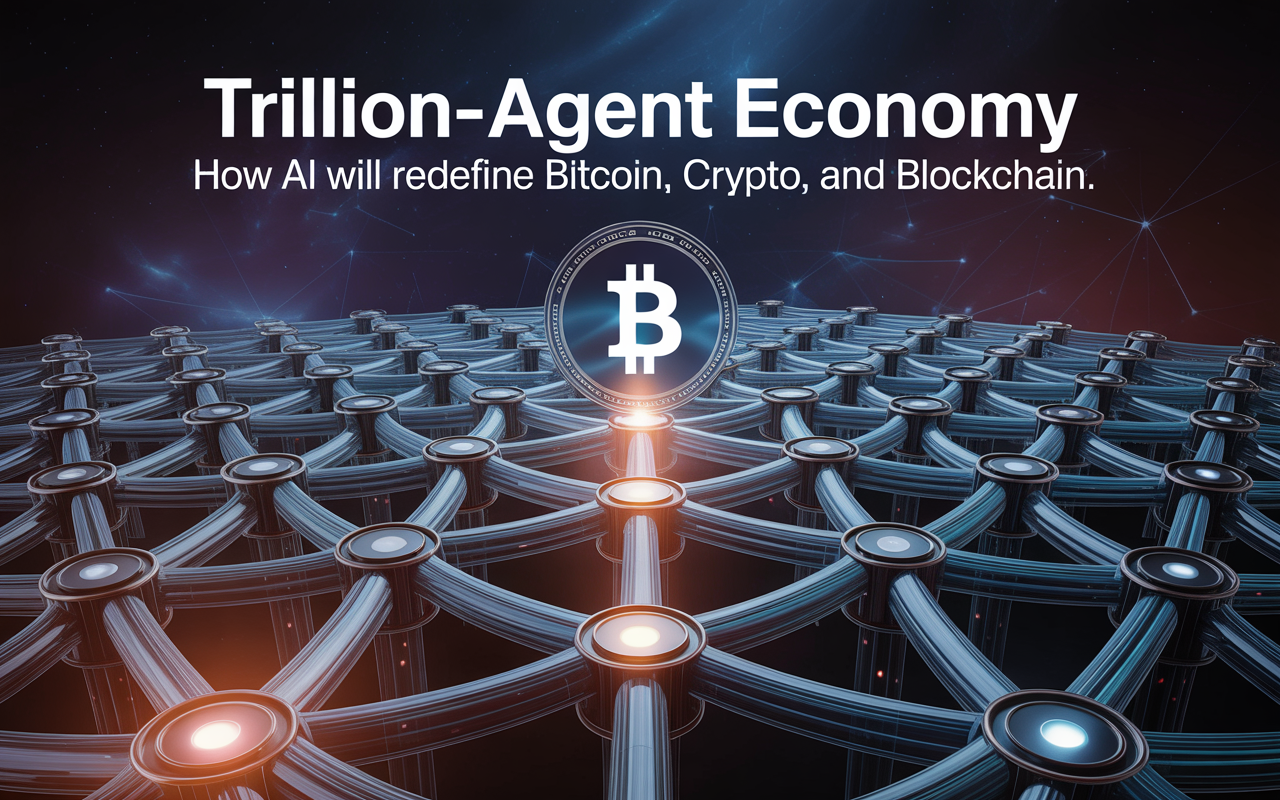 The Trillion-Agent Economy: How AI Will Redefine Bitcoin, Crypto, and Blockchain