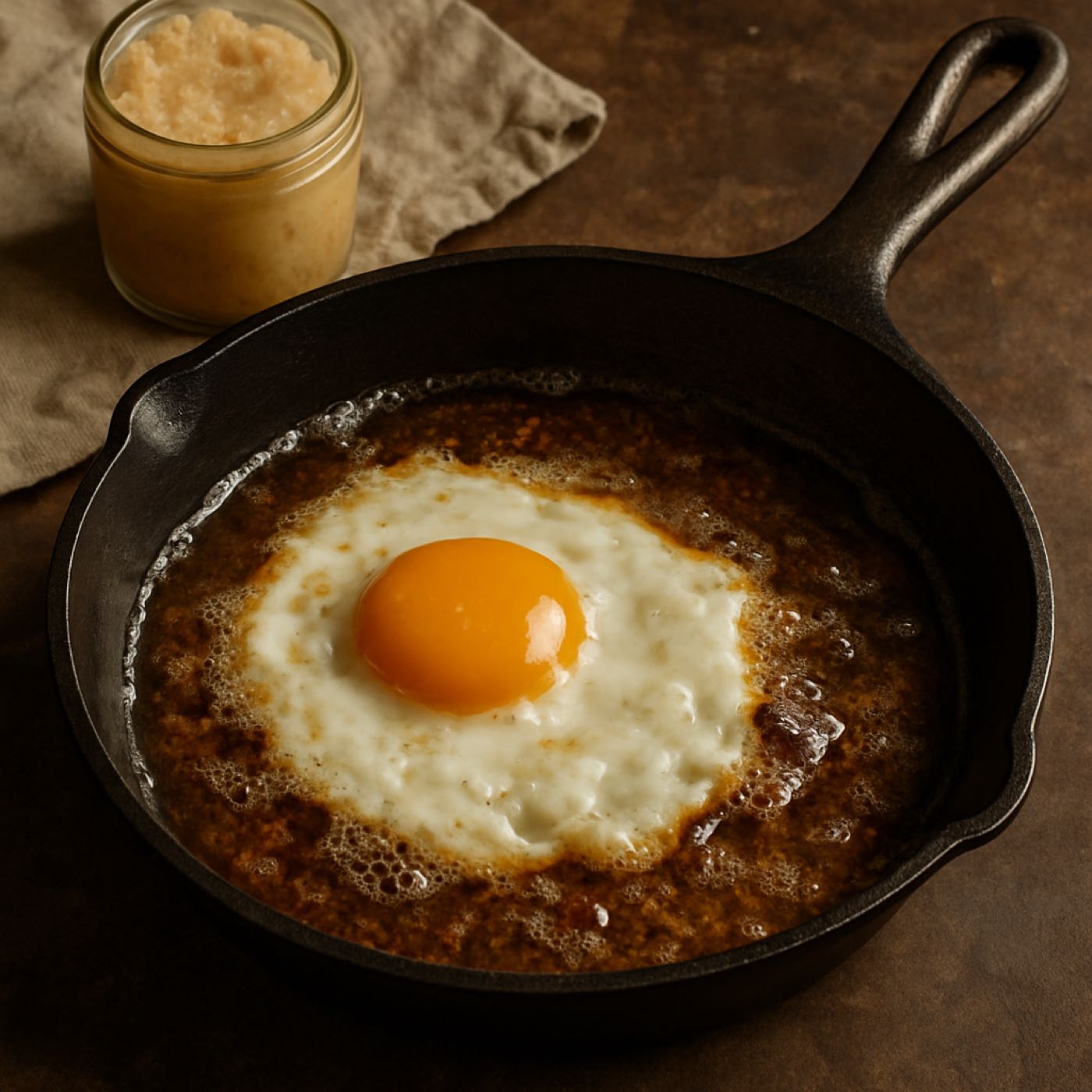 795. Cooking in Bacon and/or Sausage Grease Stored Room Temperature for Up to 30 Days