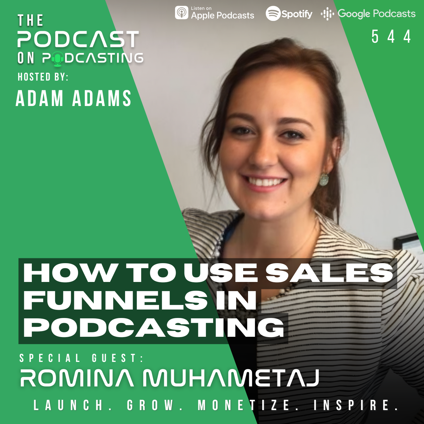 How To Use Sales Funnels In Podcasting - Romina Muhametaj [544]
