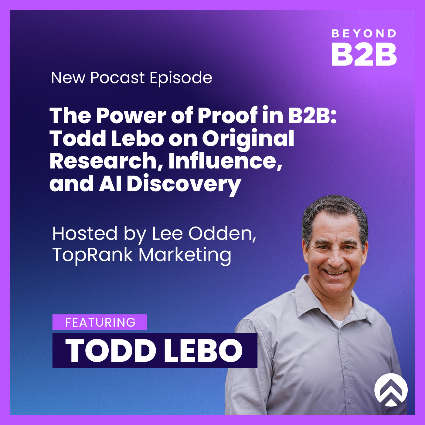 The Power of Proof in B2B: Todd Lebo on Original Research, Influence, and AI Discovery