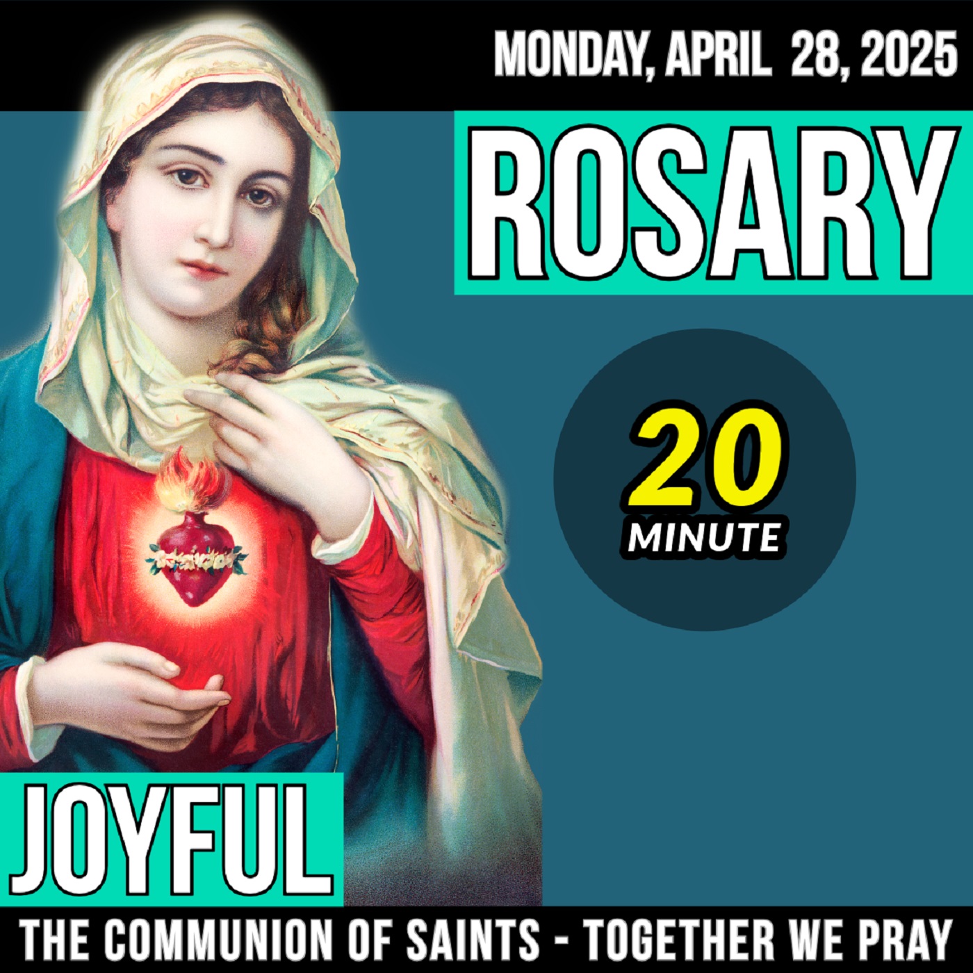 LISTEN - ROSARY MONDAY - Theme: THE HOPE OF GLORY