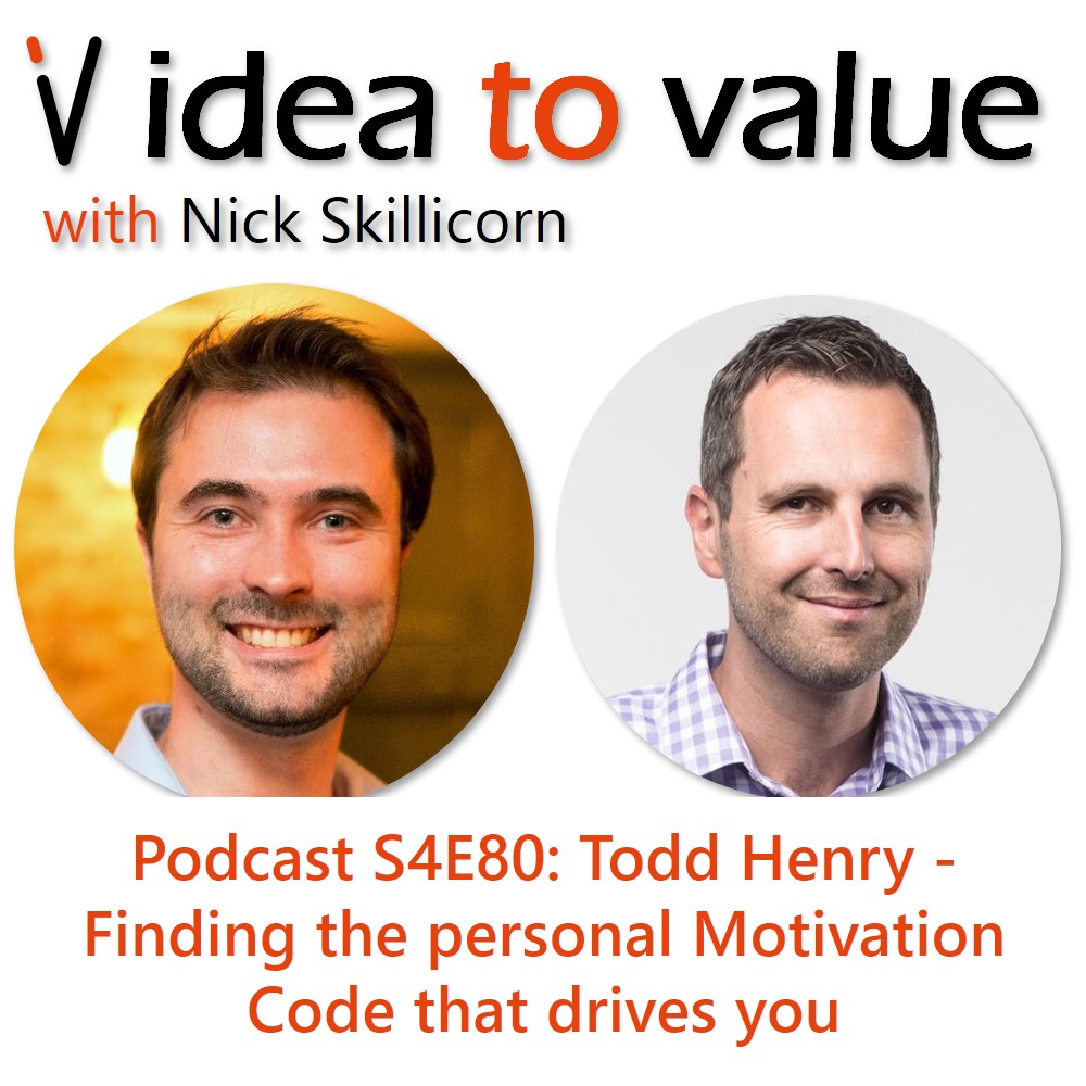 Podcast S4E80: Todd Henry - Finding the personal Motivation Code that drives you