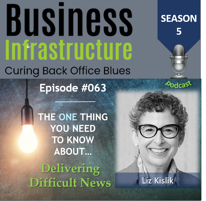 063: The One Thing You Need to Know About Delivering Difficult News - Liz Kislik