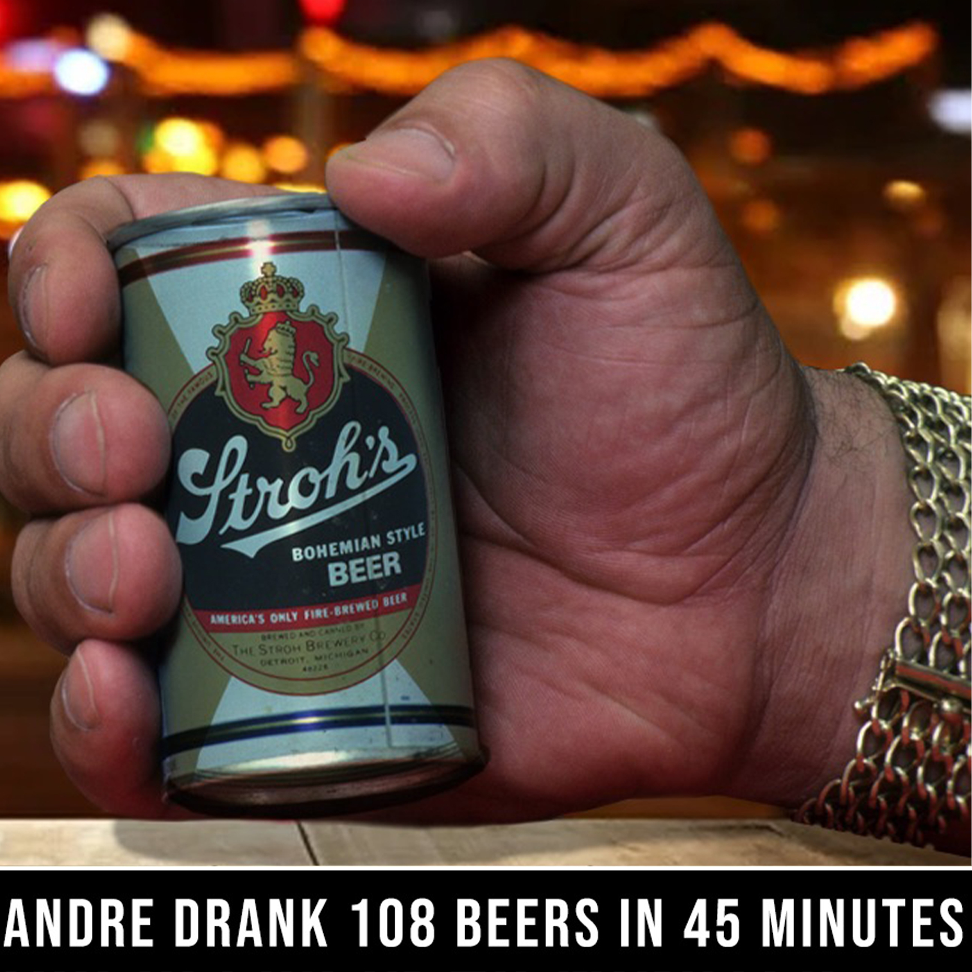 Andre Drank 108 beers in 48 minutes