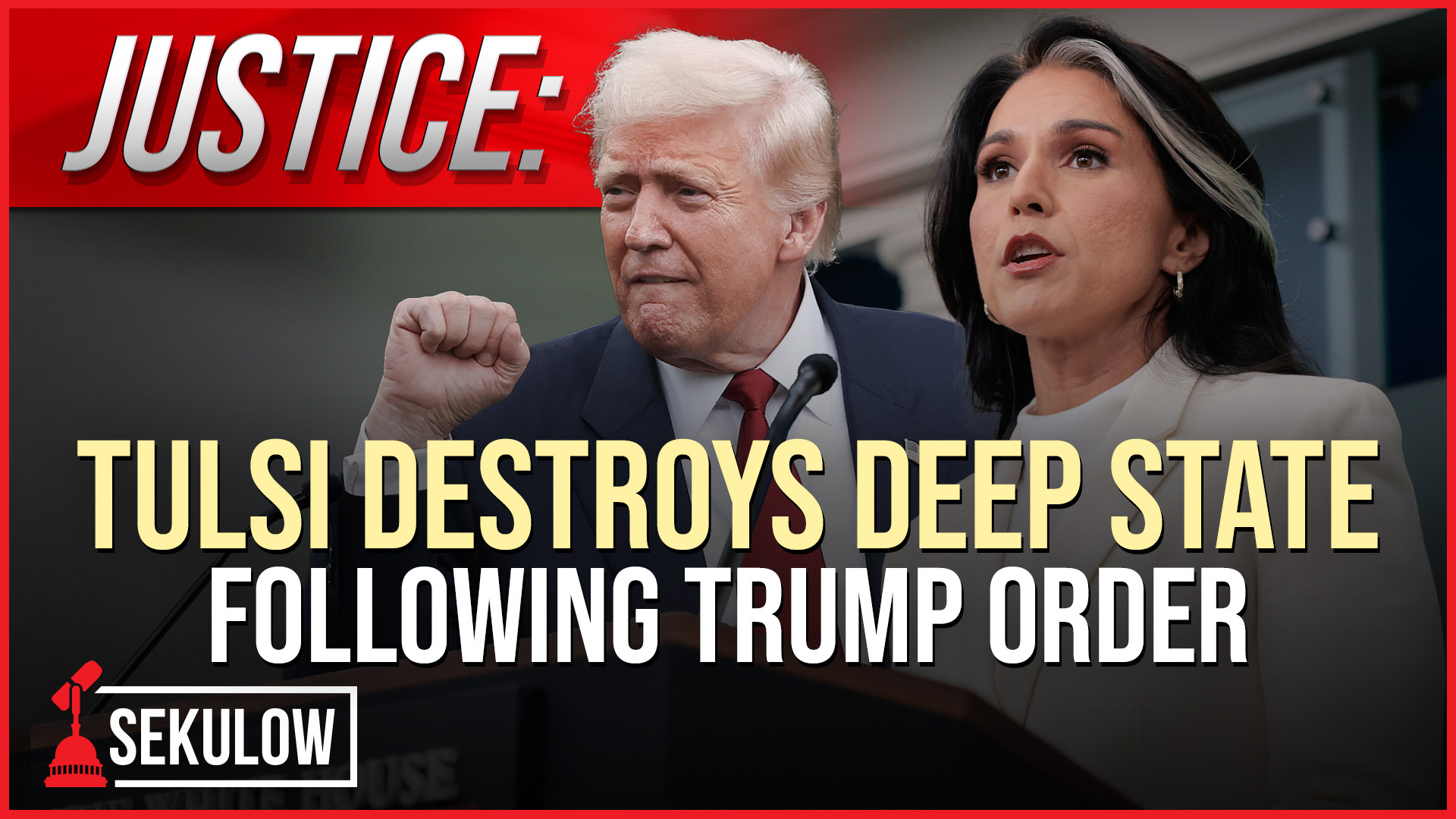JUSTICE: Tulsi Destroys Deep State Following Trump Order