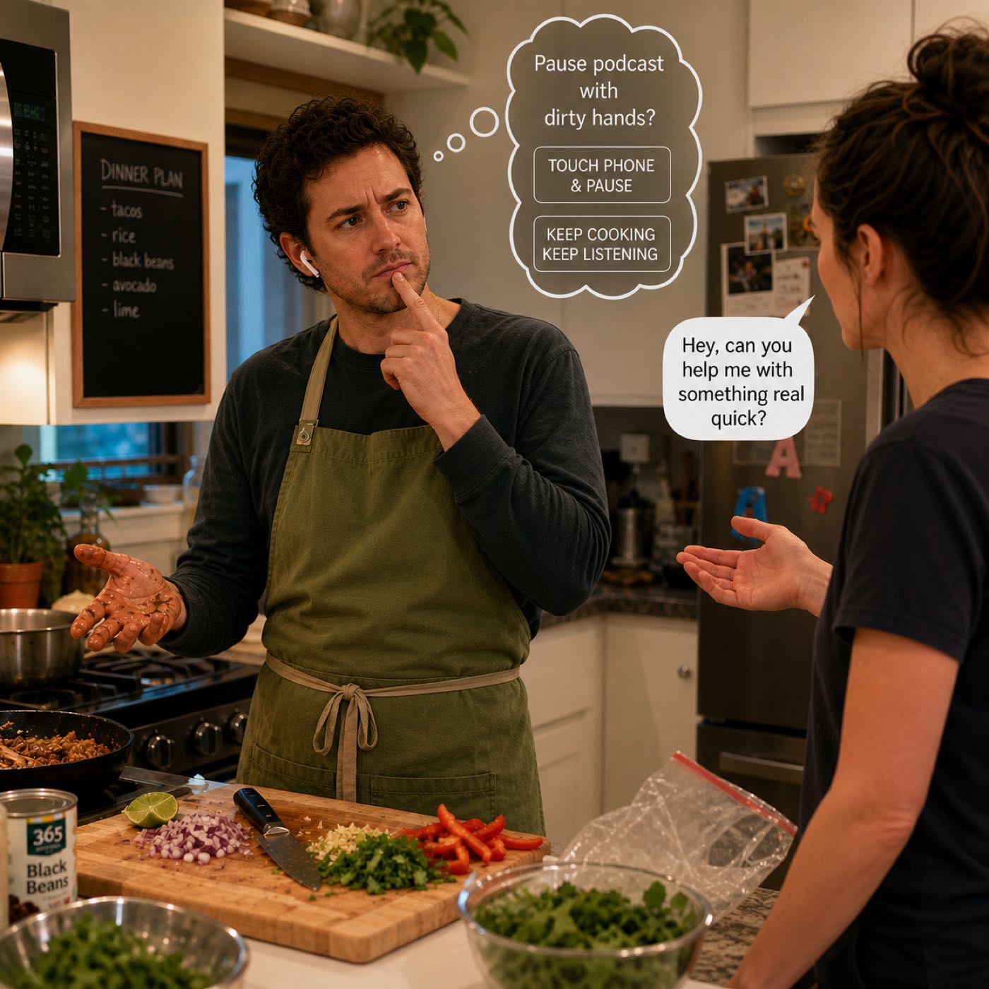 926. Touching Your Phone in the Middle of Prepping Dinner