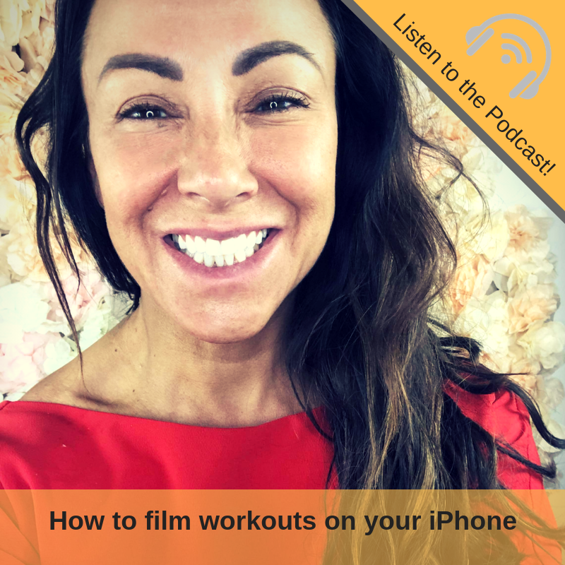 How To Film Workouts On Your Iphone Or Android  For Your Online Courses And Social Media With Rachel Holmes