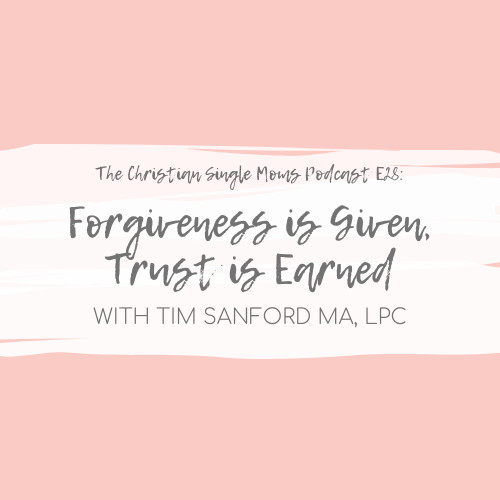 Forgiveness is Given, Trust is Earned with Tim Sanford MA, LPC