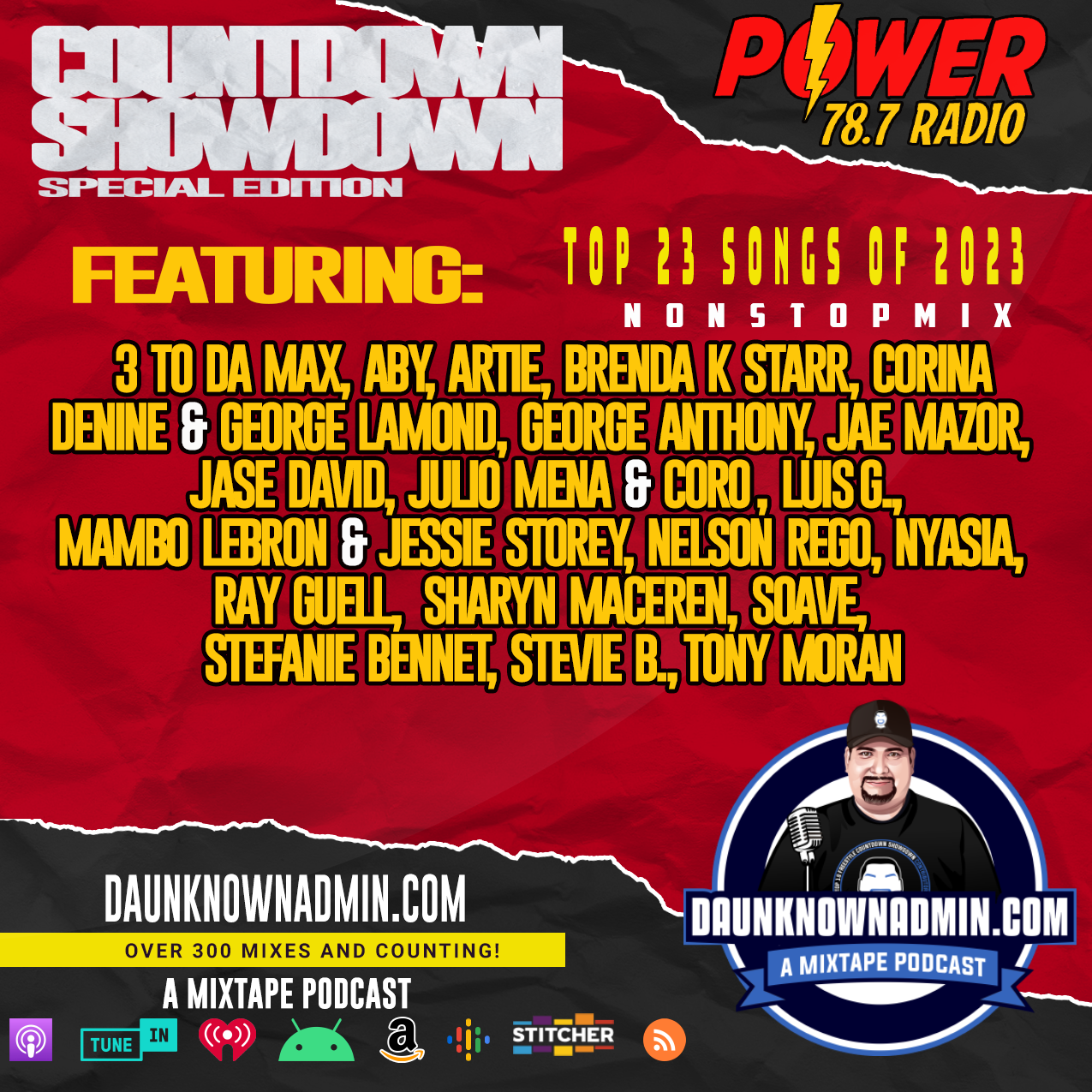 Count Down Show Down - Top 23 freestyle songs of 2023 (Daunknownadmin)