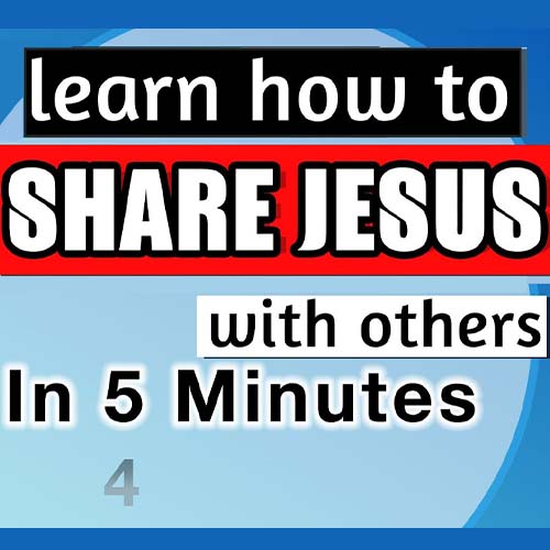How To Share Jesus With Others | In 5 Minutes