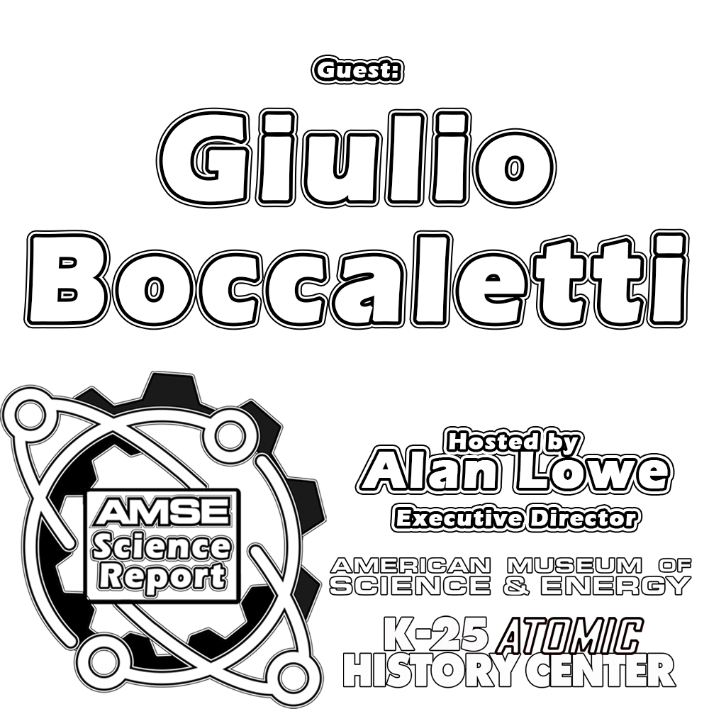 AMSE Science Report with Giulio Boccaletti