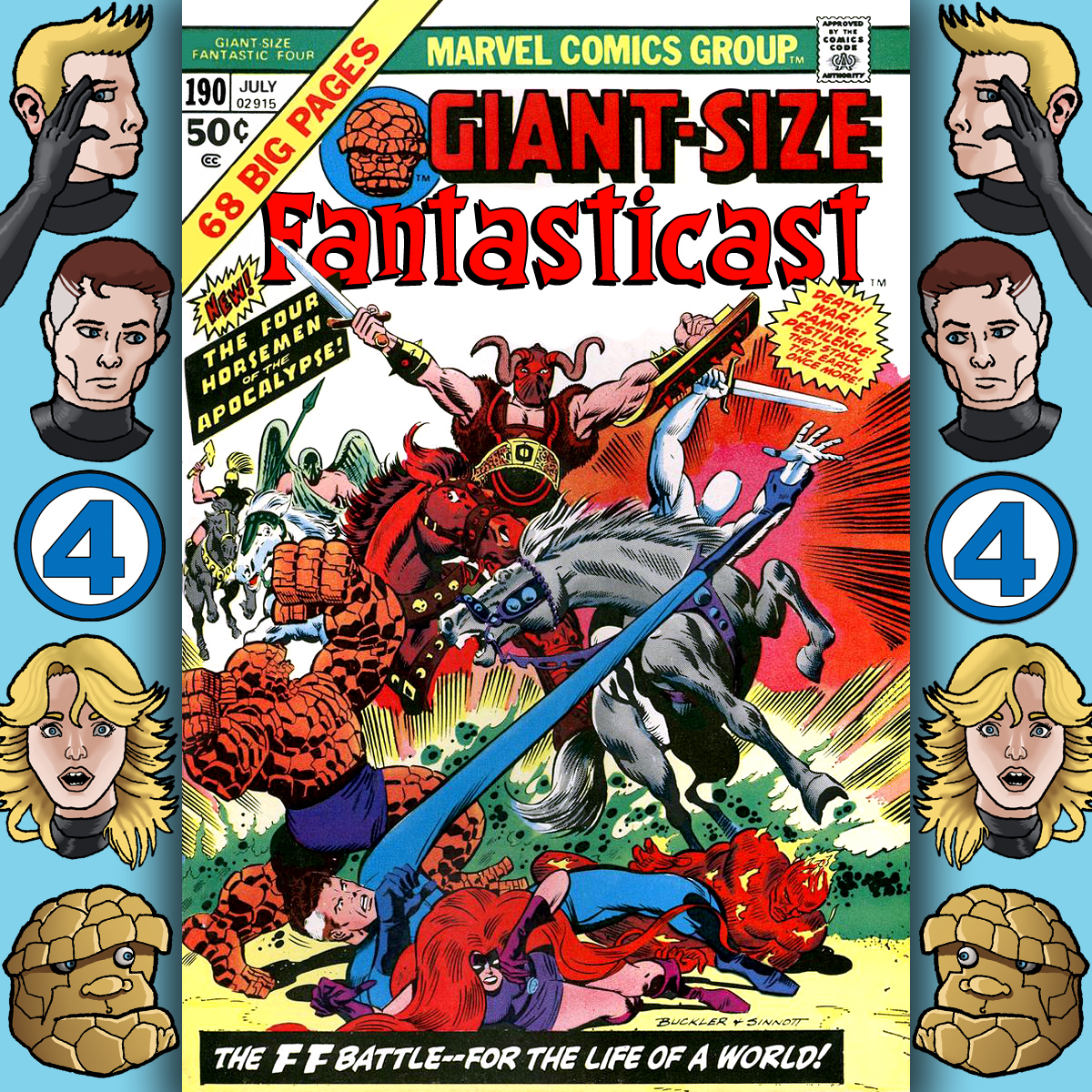 Episode 190: Giant-Size Fantastic Four #3 - Where Lurks Death... Ride The Four Horsemen