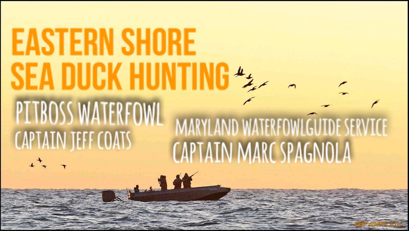 Eastern Shore Sea Duck Hunting- With The Pitboss Captain Jeff Coats and Captain Marc Spagnola