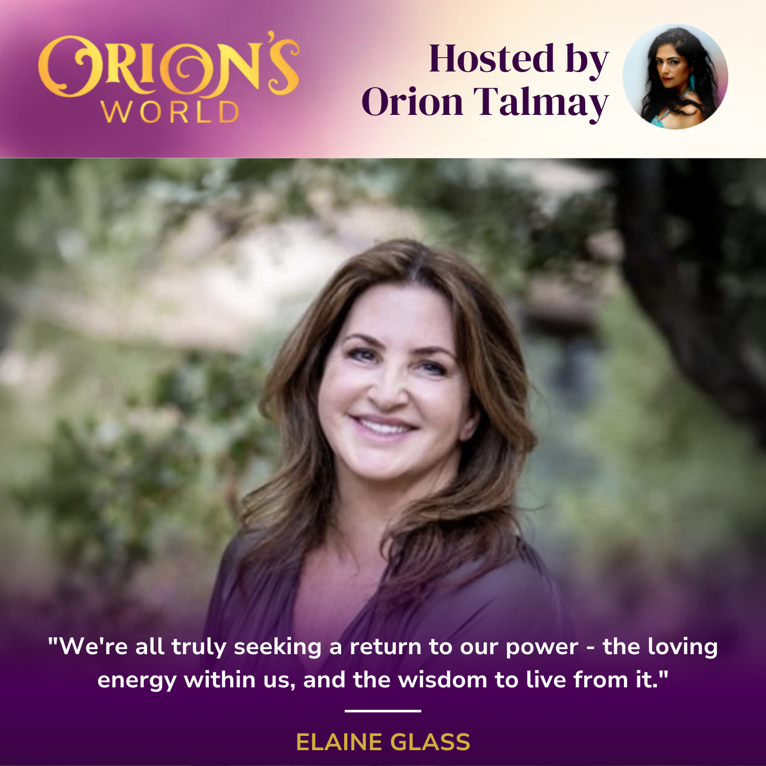 423. Authentically Peaceful: Reconnecting to Your Soul's Wisdom with Elaine Glass