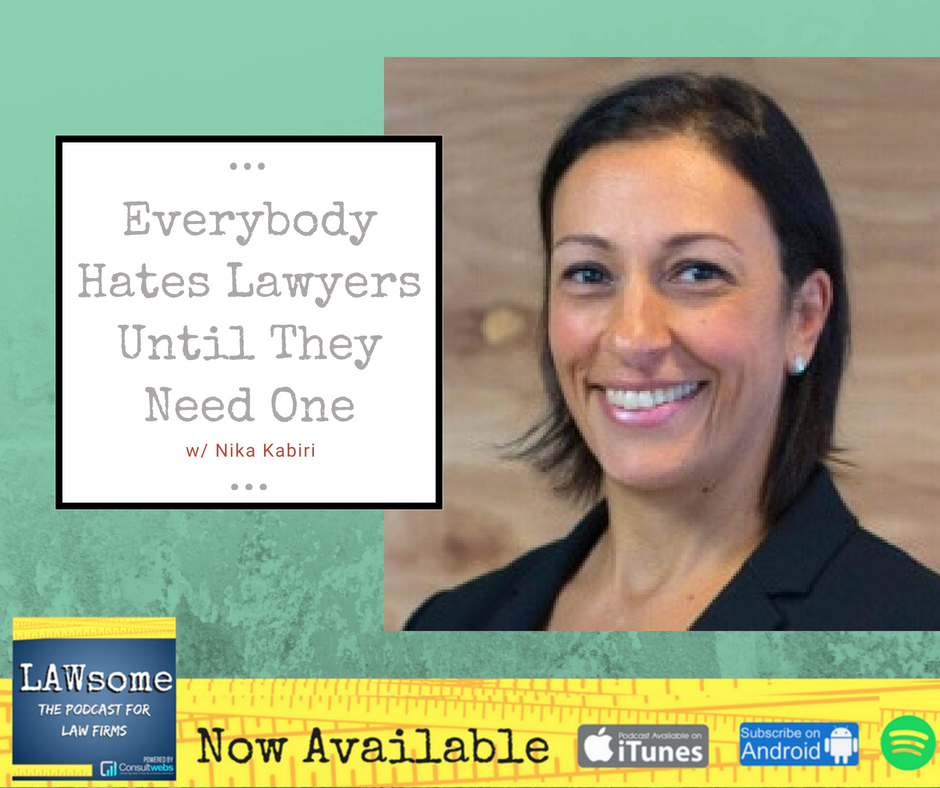 Everybody Hates Lawyers; Until They Need One