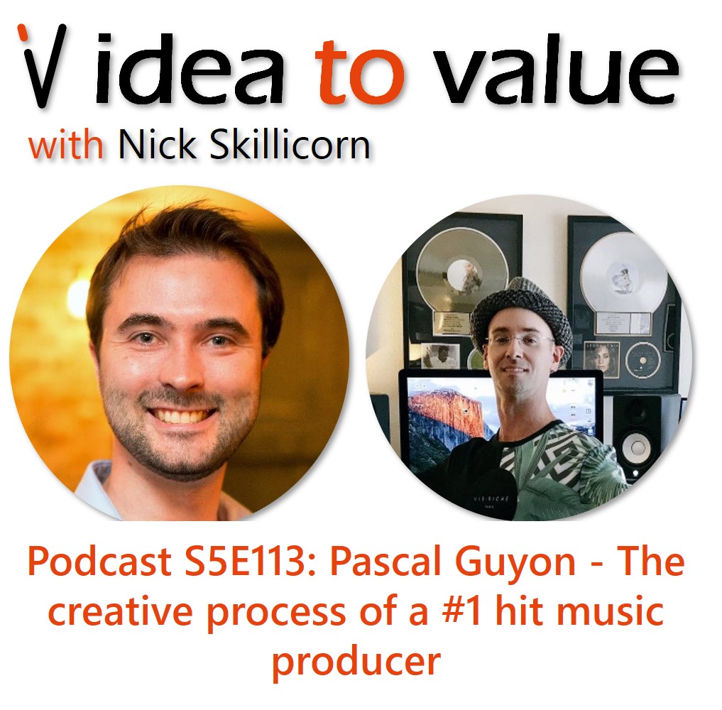 Podcast S5E113: Pascal Guyon - The creative process of a #1 hit music producer