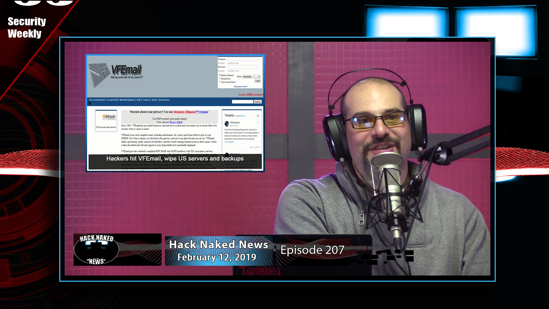 Hack Naked News #207 - February 12, 2019