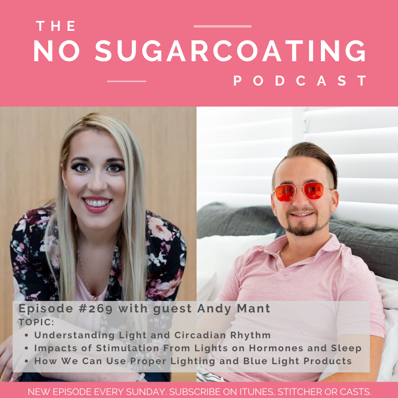#269 Understanding Light and Circadian Rhythm, Impacts of Stimulation From Lights on Hormones and Sleep and How We Can Use Proper Lighting and Blue Light Products with guest Andy Mant