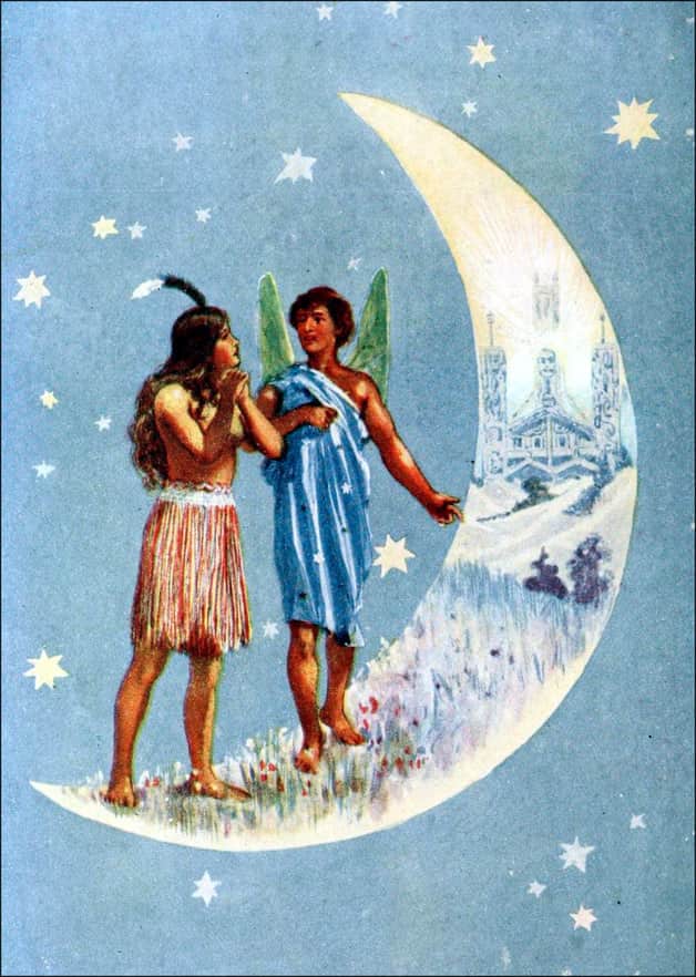 On The Moon - A Maori Folktale