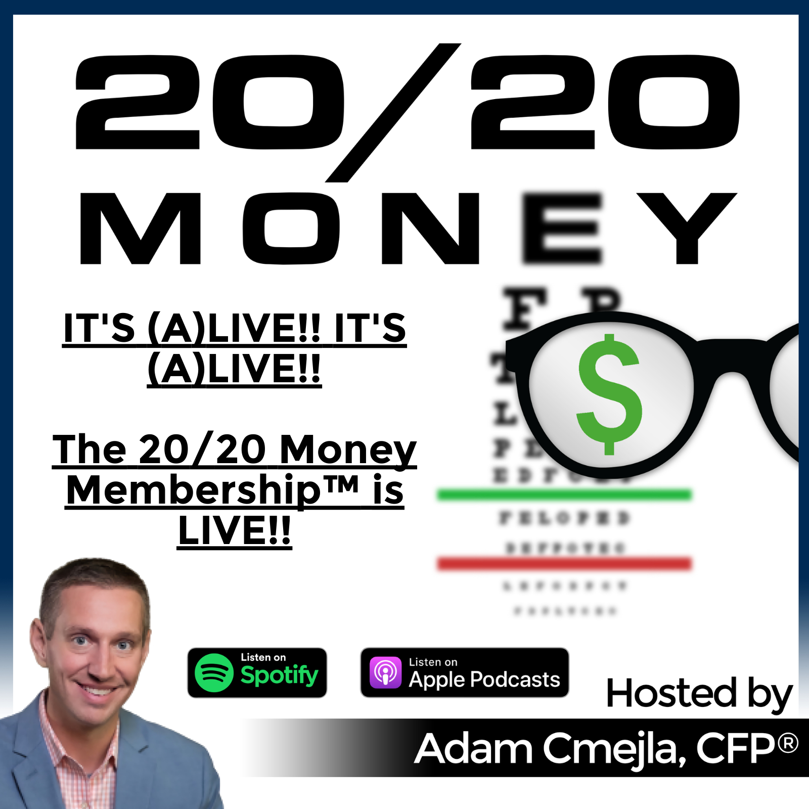 IT'S (A)LIVE!! IT'S (A)LIVE!! The 20/20 Money Membership™ is LIVE!! (plus, thinking through the math of buying into a practice)
