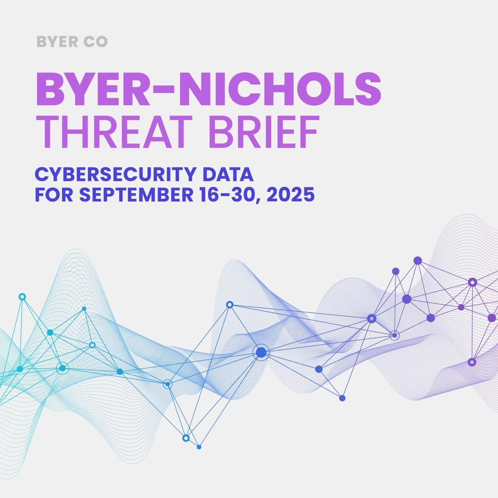 Byer-Nichols Threat Brief: Second Half September 2025