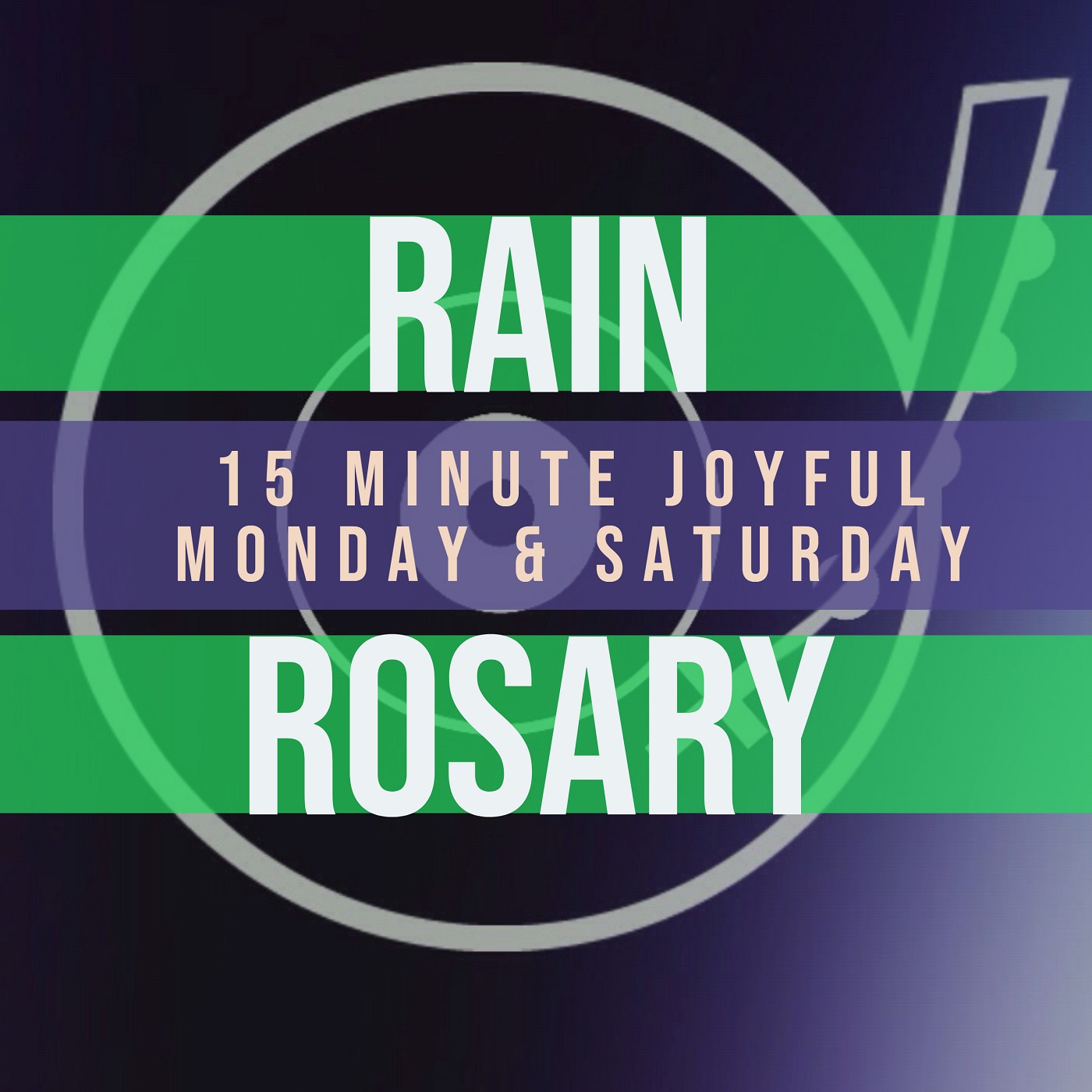 15 Minute Rosary - 1 - Joyful - Monday & Saturday - RAIN