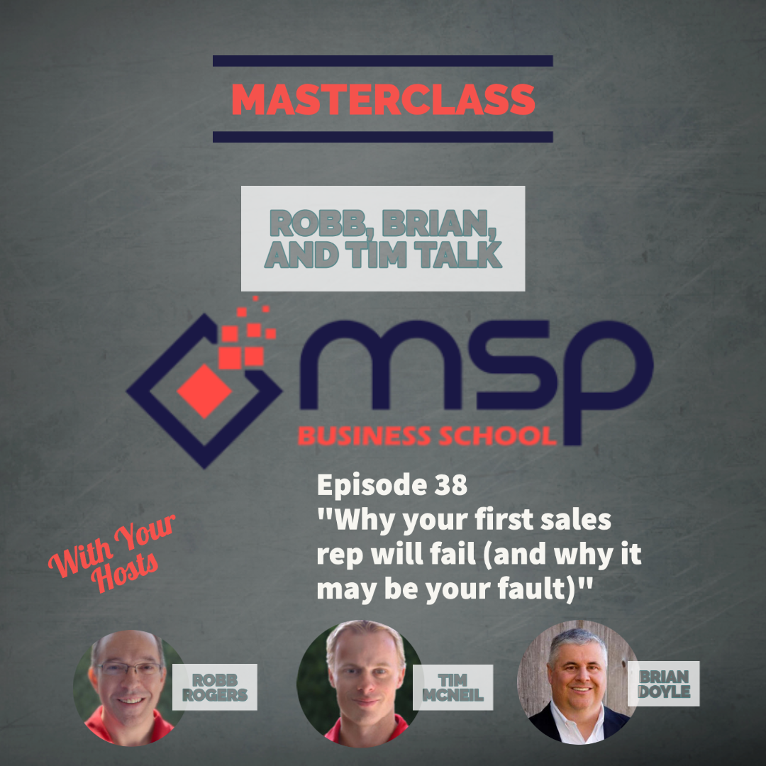 cover of episode Masterclass "Why your first sales rep will fail (and why it may be your fault)"