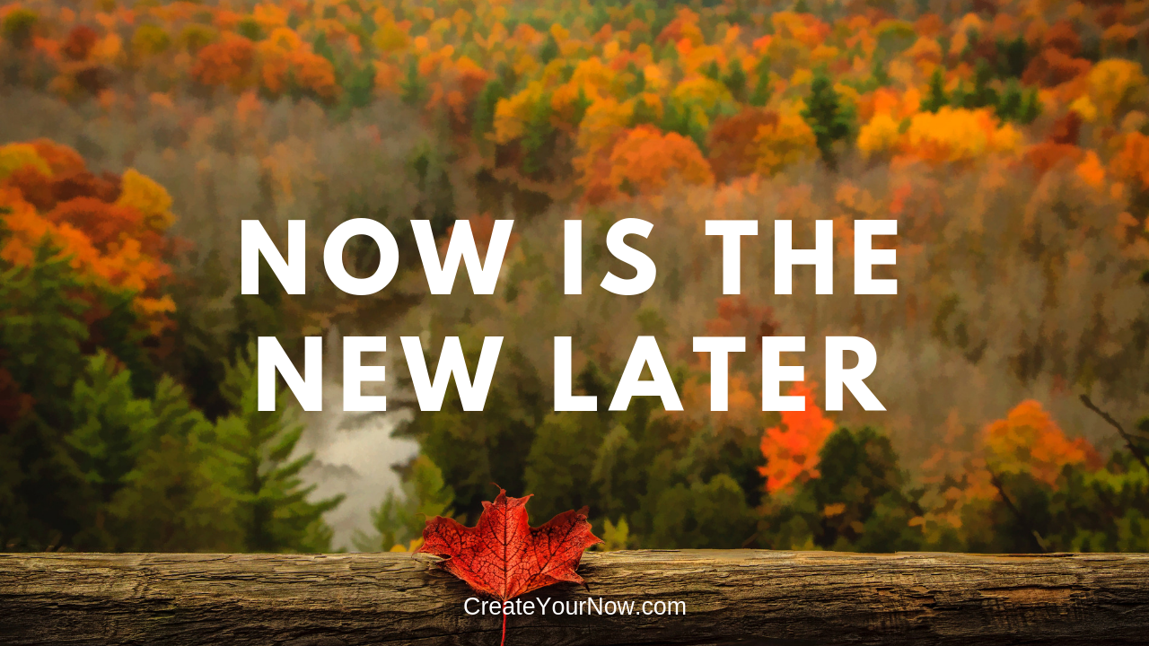 1368 NOW is the New Later!