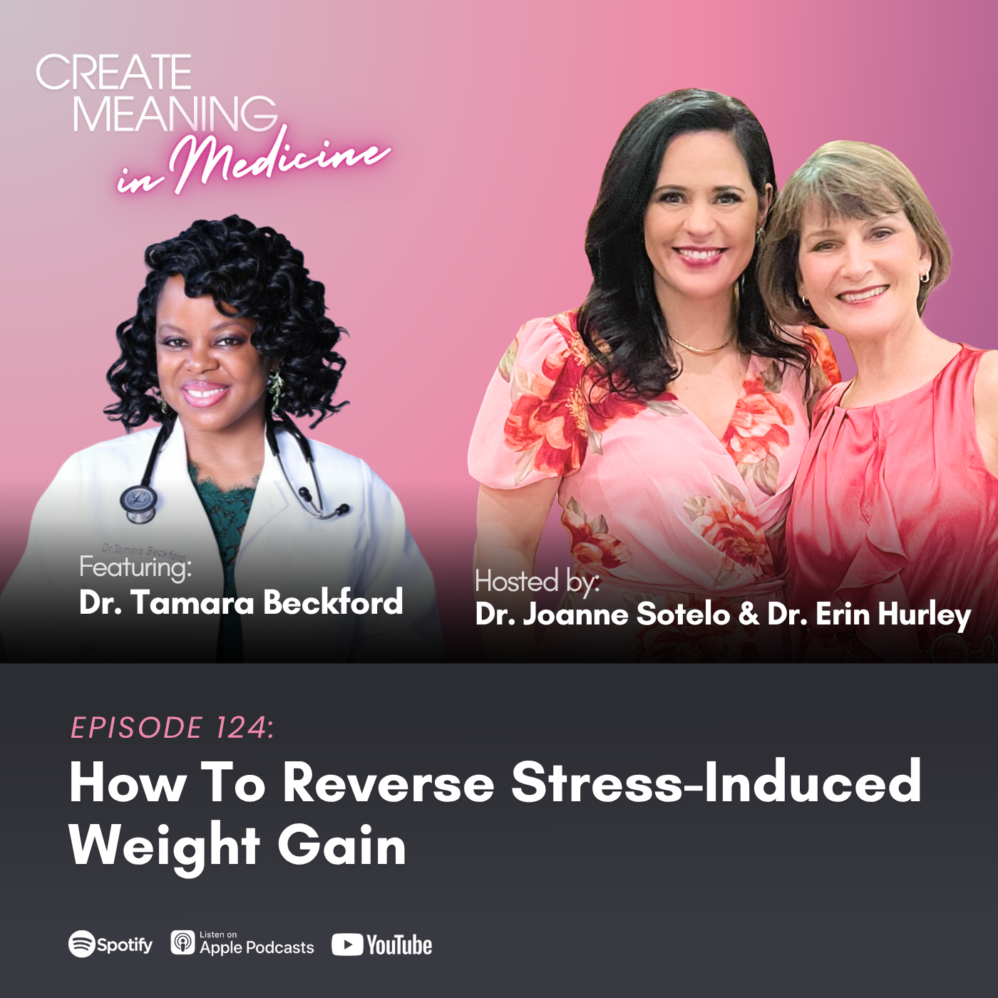 124. How To Reverse Stress-Induced Weight Gain With Dr. Tamara Beckford 124. How To Reverse Stress-Induced Weight Gain With Dr. Tamara Beckford
