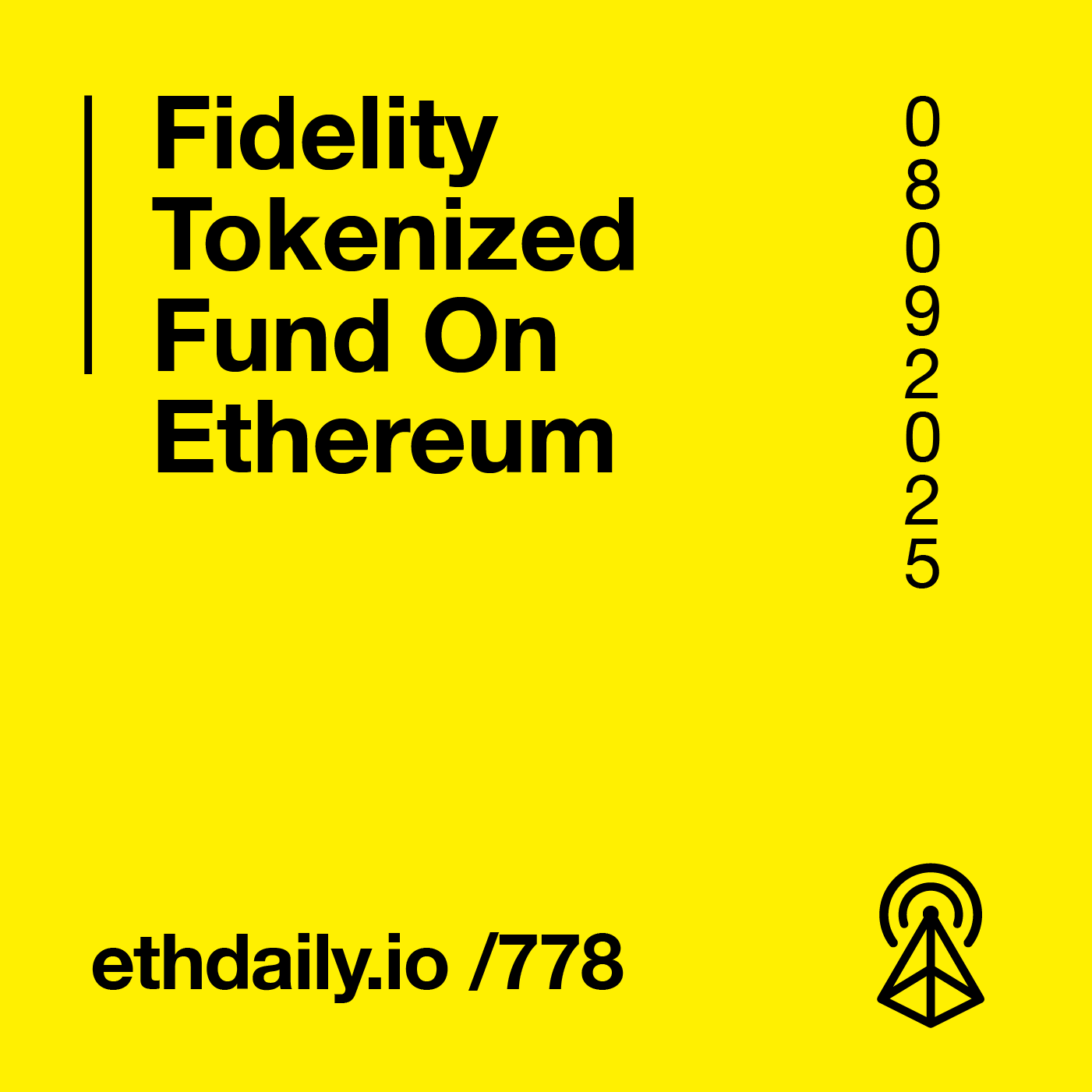 Fidelity Tokenized Fund On Ethereum