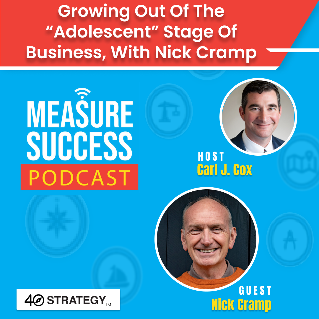 cover of episode Growing out of the “adolescent” stage of business, with Nick Cramp