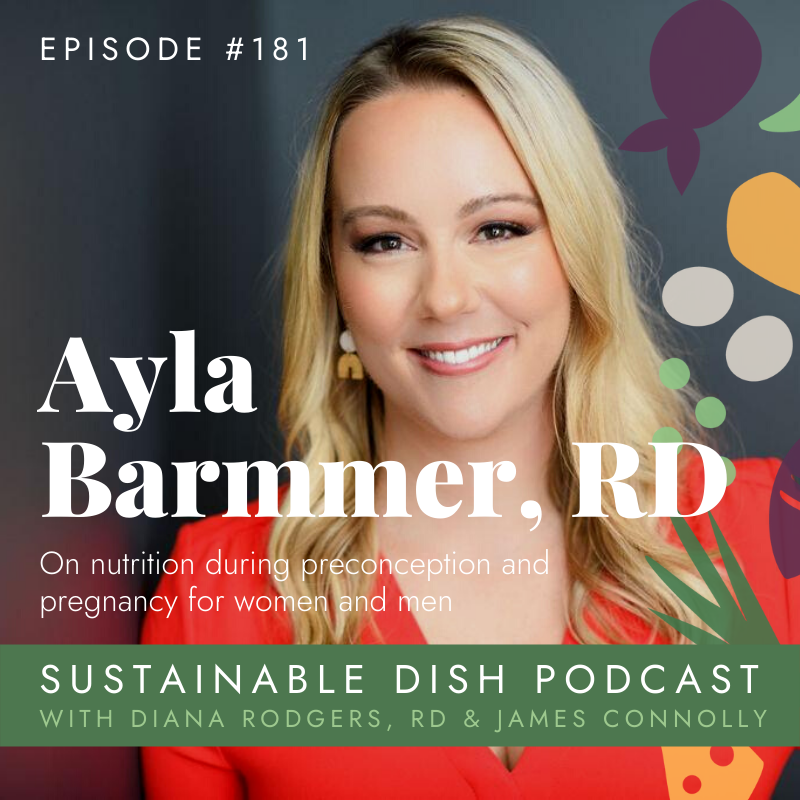 cover of episode Ayla Barmmer, RD on nutrition for fertility and pregnancy